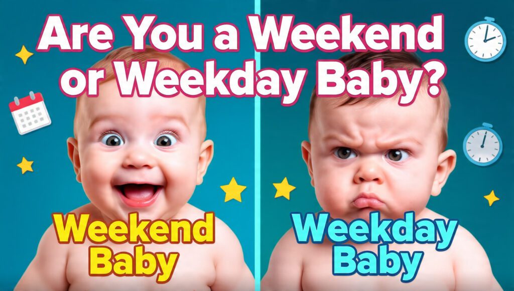 Are You a Weekend Baby or Weekday Baby? What It Says About You
